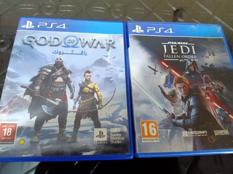 God of war Ragnarok+Star wars Jedi fallen order (PS4) 0