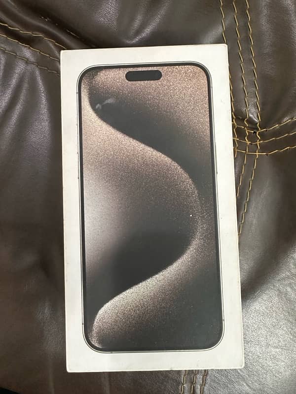 Iphone 15 Pro Max 256gb Natural Titanium Non Pta with box 2