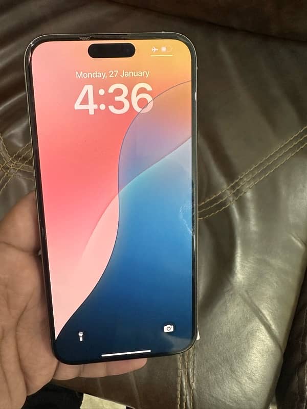 Iphone 15 Pro Max 256gb Natural Titanium Non Pta with box 4