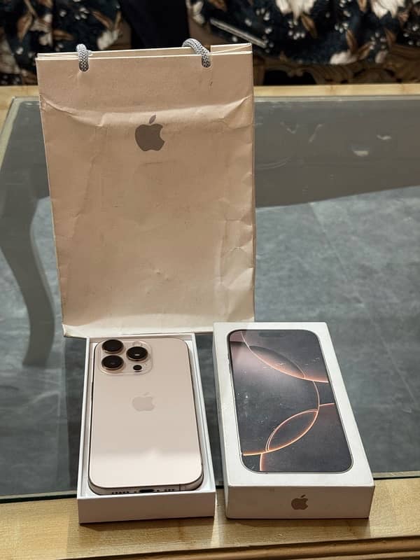 iphone 16 pro 256gb desert factory unlocked 0