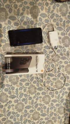 Redmi note 14 8/128 GB lime green urgent sale cash need price fixed