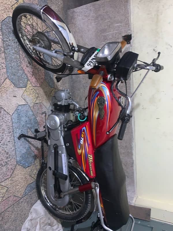 dhoom 70 cc for sale red colour 8