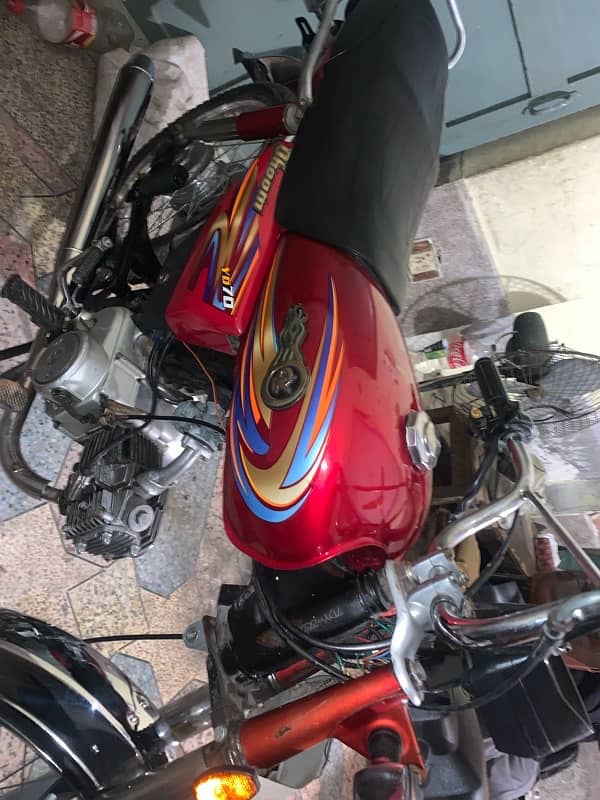 dhoom 70 cc for sale red colour 9