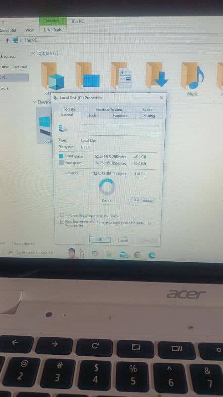 ACER Macbook is good condition 4gb ram 128gb rom 3