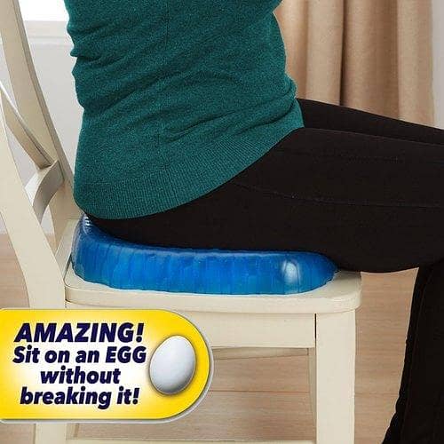 Egg Sitter Seat Cushion, Non-Slip Cover, Breathable Honeycomb Design. 2