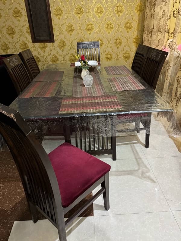 6 seat dinning table and single lounge table 4