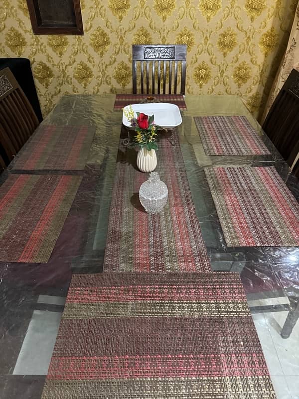 6 seat dinning table and single lounge table 5