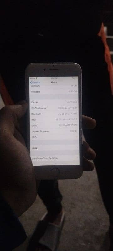 IPHONE 6 16 GB PTA APPROVED 7