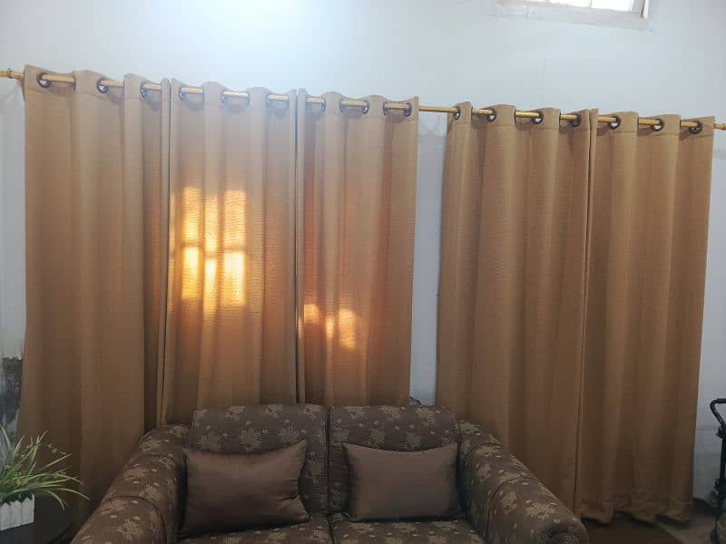 9 seater sofa with curtains | Best condition | 10/10 condition 14