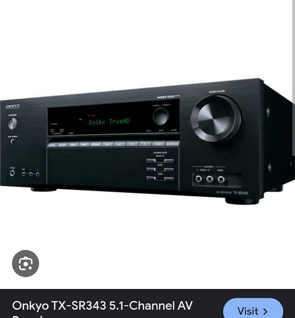 Onkyo TX-SR343 5.1-Ch  Home Theater Amplifier 7