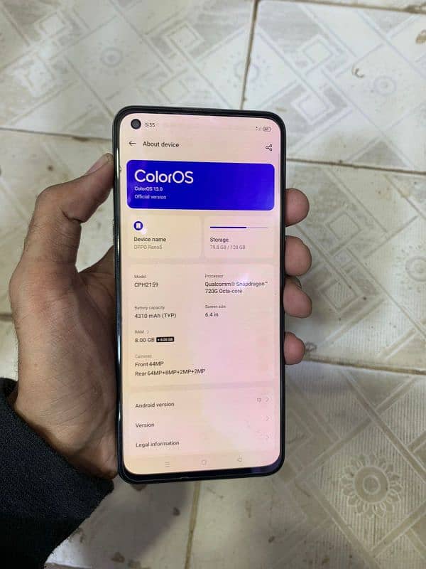 Oppo reno 5 8/128 with box 1