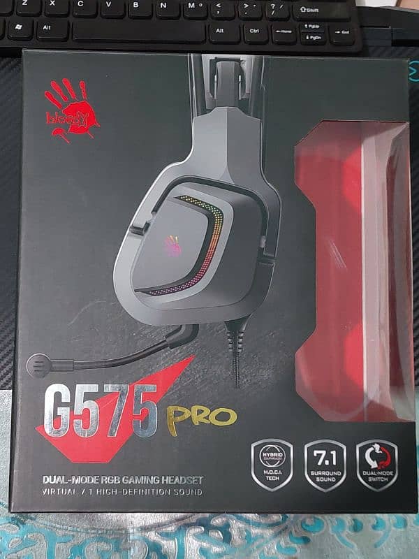 Bloody G575 Pro RGB Gaming Handset Headphones 0