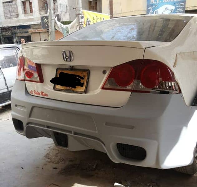 Civic Reborn GT Bumper Body kits 1