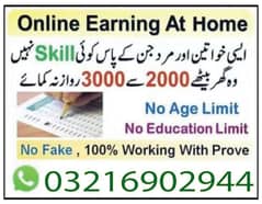 Online job available, Typing/Assignment/Data Entry/Ad posting etc