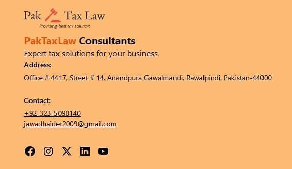 Income Tax Return | Sales Tax | Company Registration | Tax Filer, FBR 1