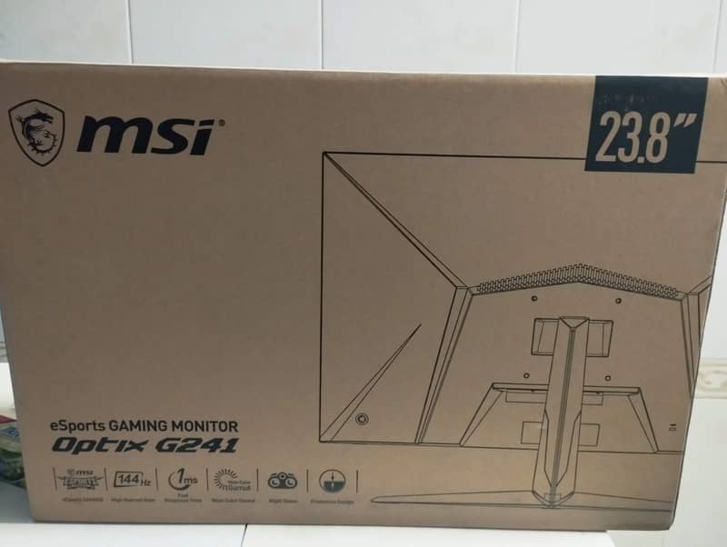 Selling my msi optix g241. 0