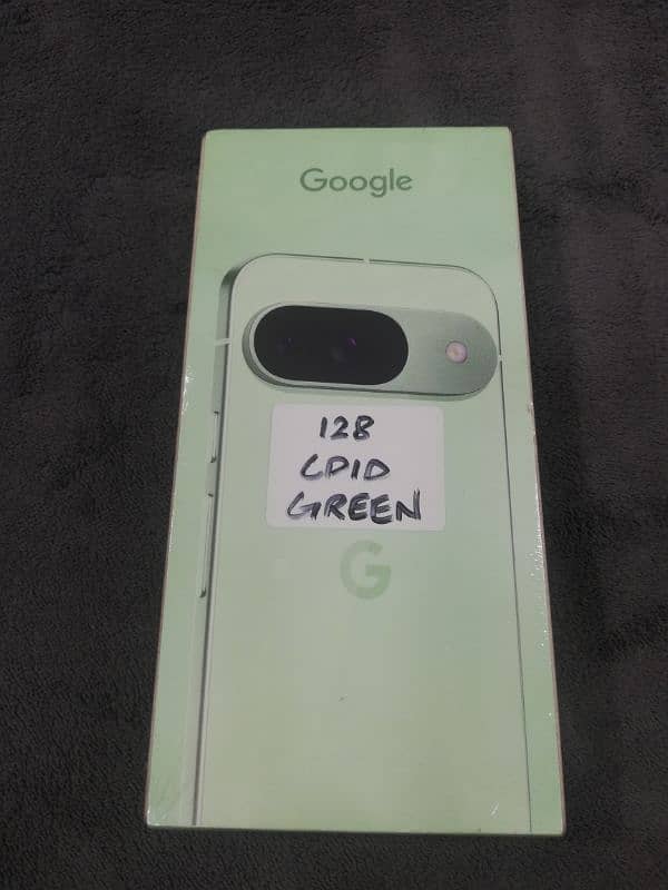 Google pixel 9 Green 128gb Boxpack pta 0