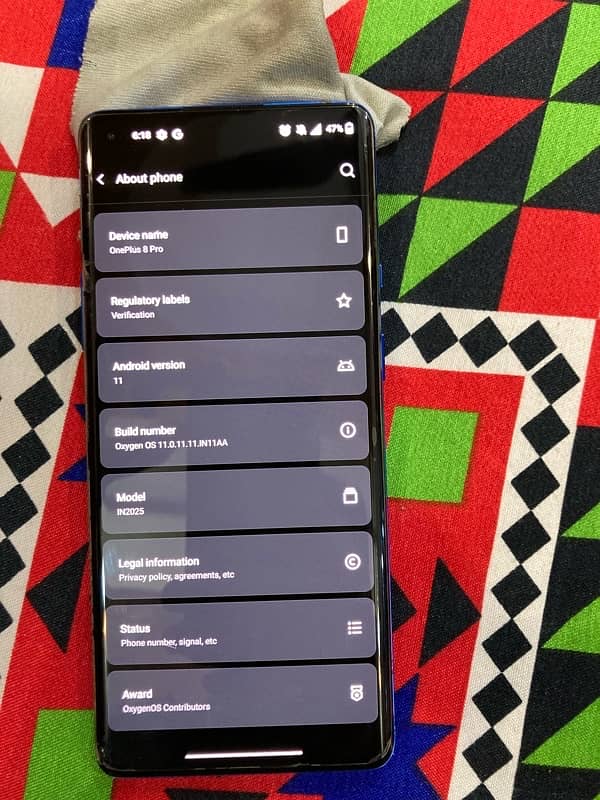 oneplus 8 pro 256 GB PTA APPROVED NO EXCHANGE 5