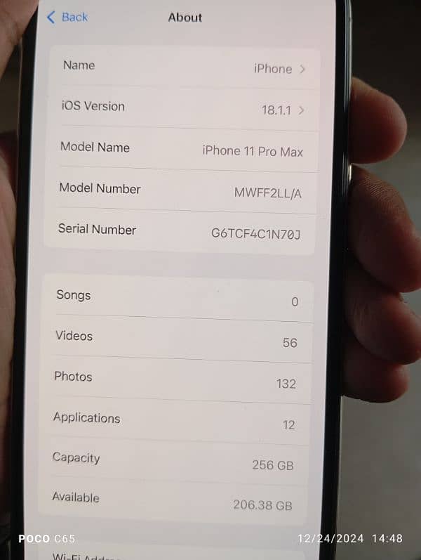 Iphone 11 pro max 8/256 Factory unlock 2