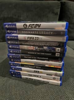 12 PS4 Games CD Bundle (4 New, 8 Used)