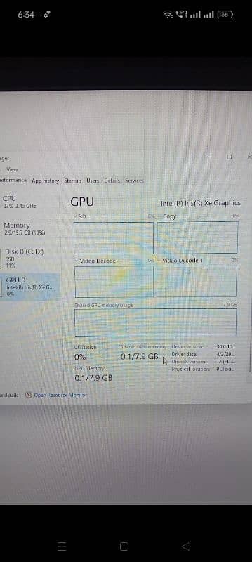 i7 11generation laptop 16 gb ram 10