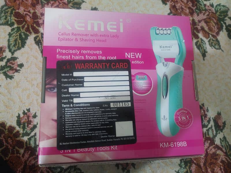 Kemei 3in1 Beauty Tool Kit (Km 61988) 2