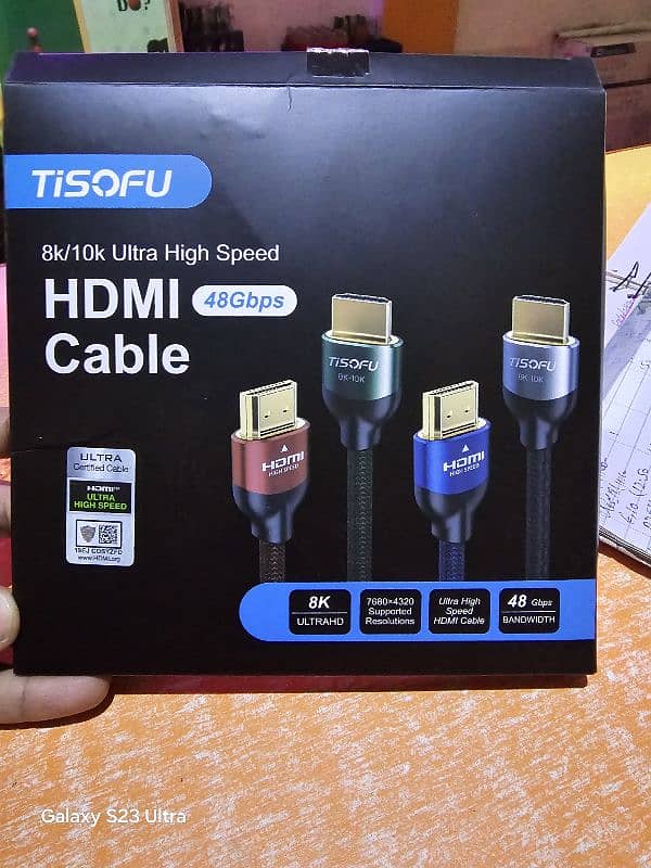 hdmi 2.1 6m well known branded cable 0