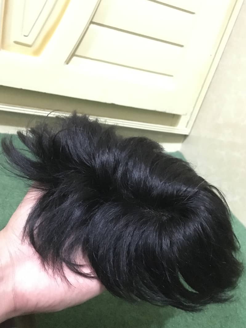 hair patch having layer cutting 1