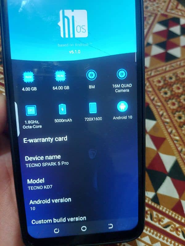 tecno spark 5 pro 7/10 condition 8