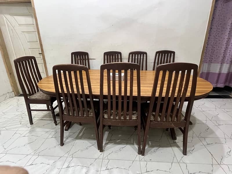 Dining table with 8 chairs 1