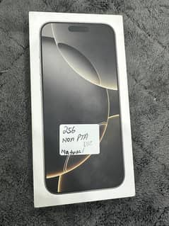 IPHONE 16 PRO MAX 256 GB NATURAL TITANIUM UK NON PTA