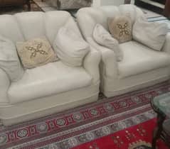 Leather Sofa Set