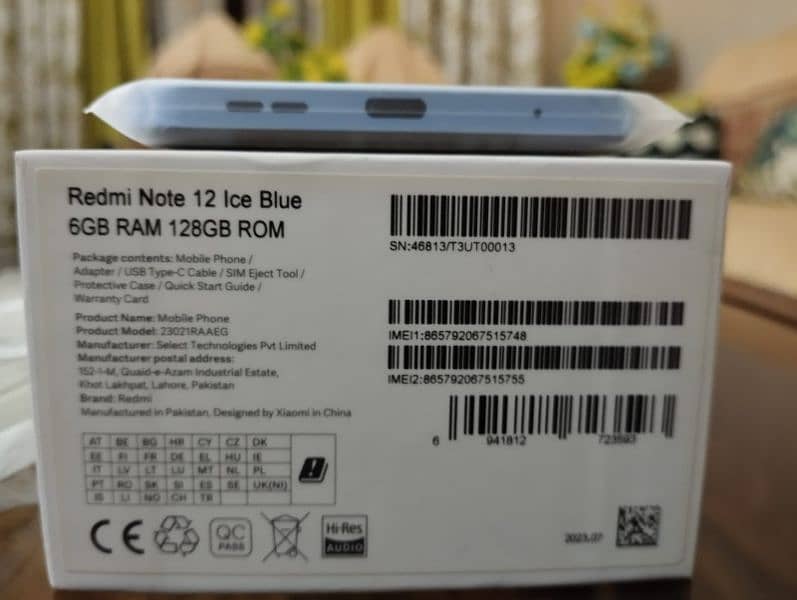 Redmi Note 12 6/128 GB Full Box 8