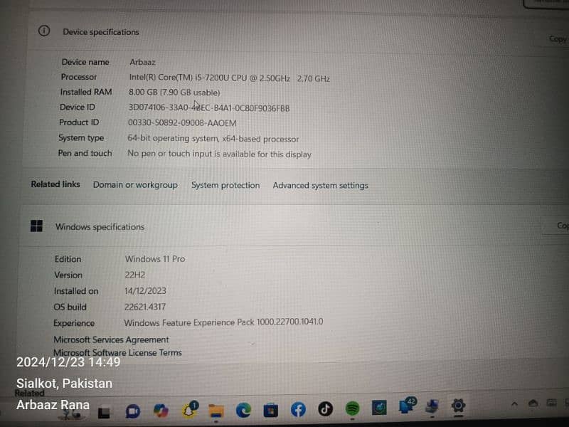 Laptop Core i5 For Sale in Good Condition 5