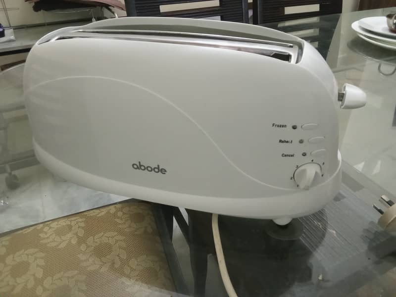 Abode toaster made for UK 2