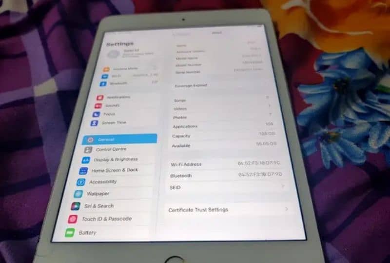 iPad Mini 4 128GB # Watsapp # 03486223941 3