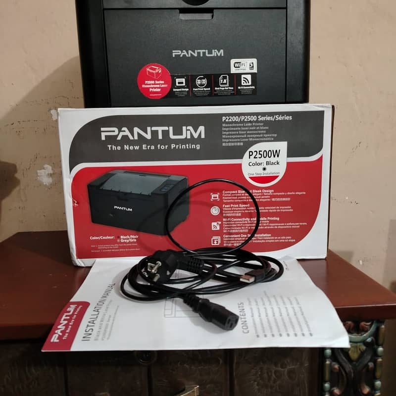 Pantum P2500W Wireless LaserJet Printer - Gently Used, Like New 1