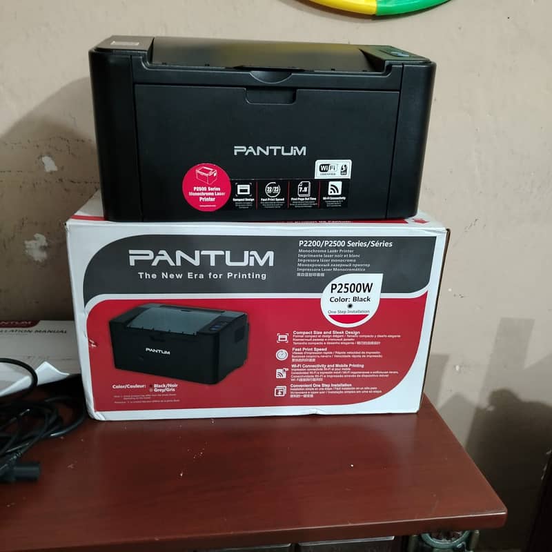 Pantum P2500W Wireless LaserJet Printer - Gently Used, Like New 4