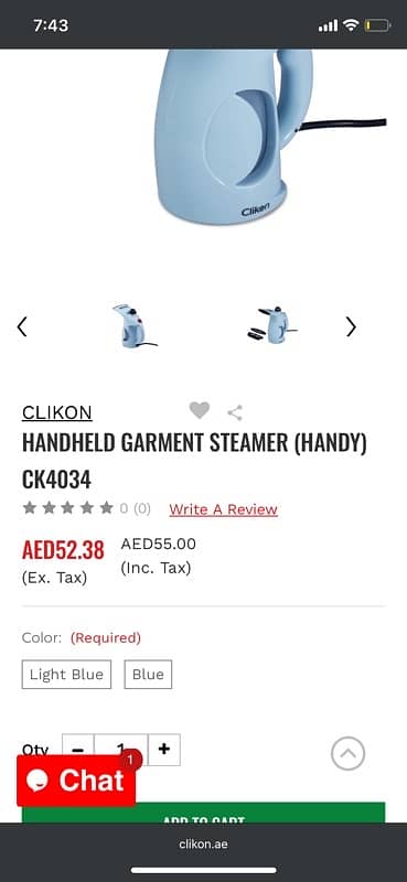 clikon garment steamer 5