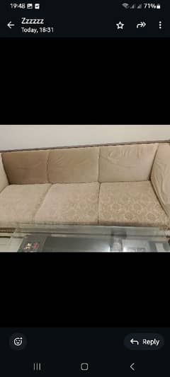 drawing room sofa 7 seater with center table