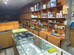 shop raks and counters