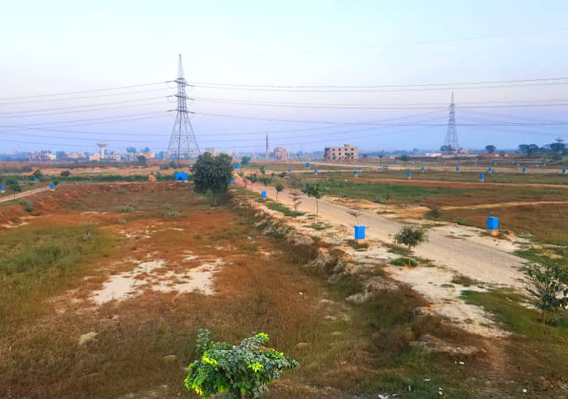 5 Marla Possession Ready Plots For Sale On 2.5 Years Easy Monthly Instalments In Zaamin City Lahore 4