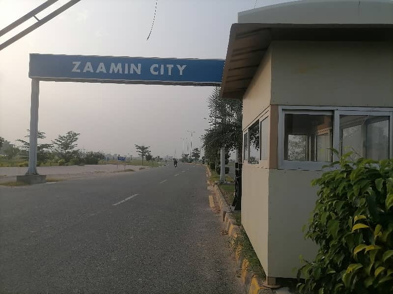 5 Marla Possession Ready Plots For Sale On 2.5 Years Easy Monthly Instalments In Zaamin City Lahore 1