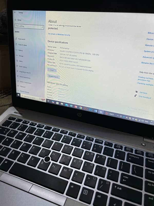 hp Laptop i5 4