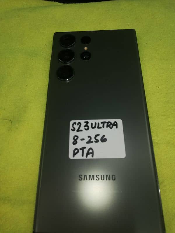 Samsung galaxy S23 ultra 256 gb  green official pta approved 0