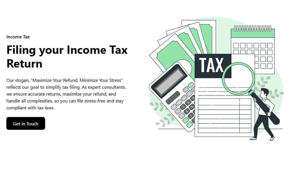 Income Tax Return | Sales Tax | Company Registration | Tax Filer, FBR 1