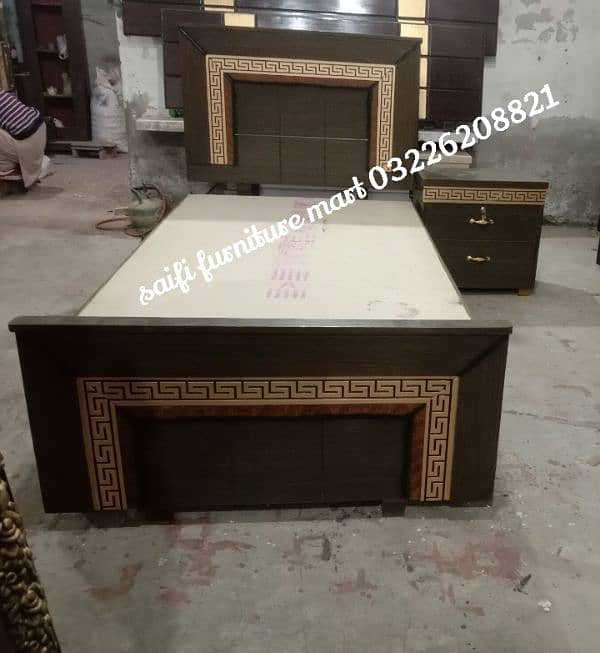 wooden latest design single bed made in Quikr wood 10