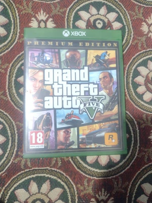 Xbox one game gta5 0