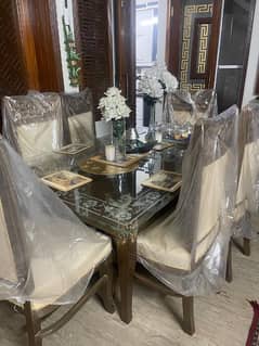 Gold dining tables