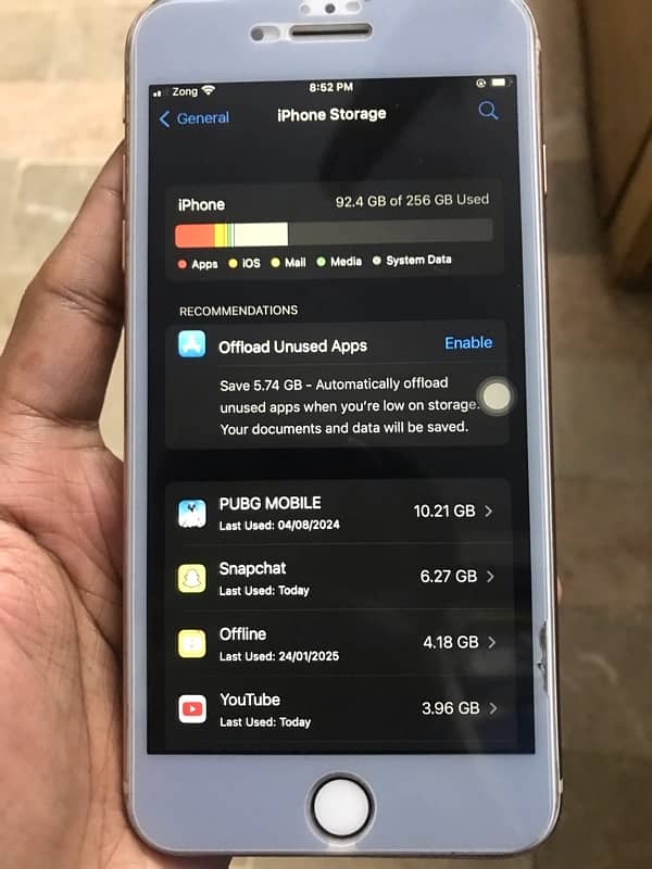 Iphone 8 plus 256 PTA approved 5